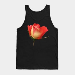 orange rose, roses, flower, flowers, bloom Tank Top